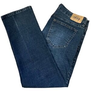 IZOD Jeans Mens 36x32 Blue Excellent Vintage Comfort Stretch Straight Leg Y2K